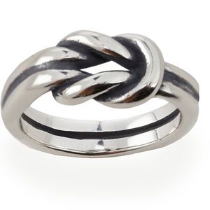 James Avery Lovers Knot Silver Ring